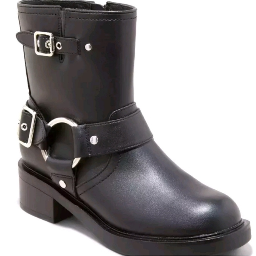NWT Universal Thread Connor Black Moto Boots